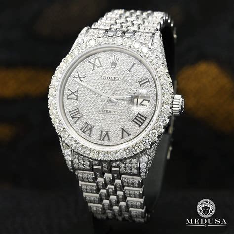 rolex datejust iced